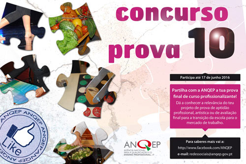 Consurso da ANQEP 'Prova 10'