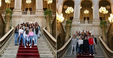 Alunos em visita aos Paços do Concelho de Lisboa