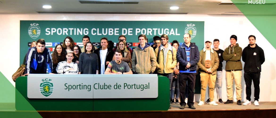 Técnicos de Organização de Eventos visitam o Estádio Alvalade XXI